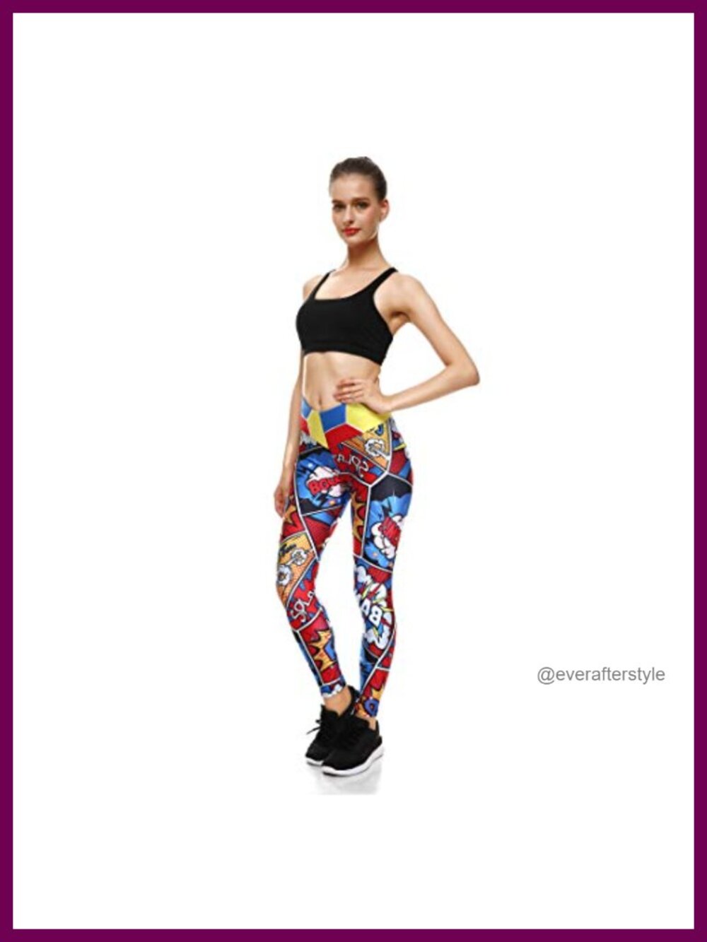 High Waist Quick Dry Running Tights Compression Workout Pants - Picture 3 of 5